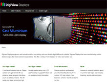 Tablet Screenshot of digiviewdisplays.com